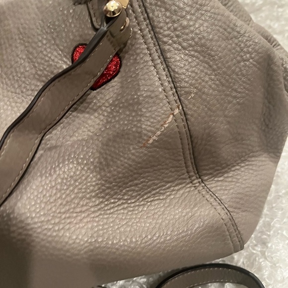 Tory Burch Half Moon Satchel Leather Handbag - Picture 8 of 14